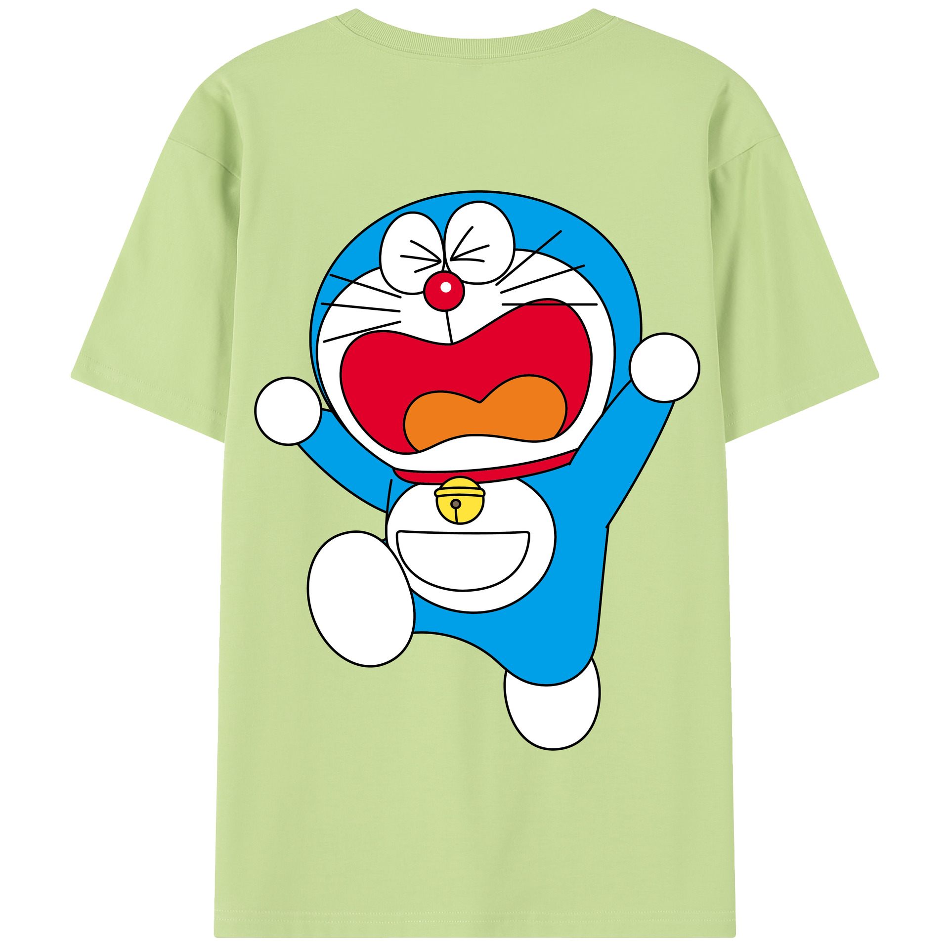 （画像用） ドラえもん Doraemon 綿100％半袖Tシャツ（背面プリント）
